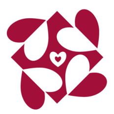 geometric hearts