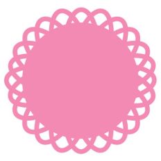 fancy edge doily