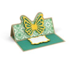 a2 easel card butterfly