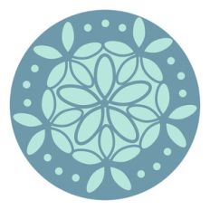 flower circle doily