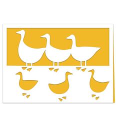 geese card