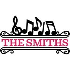musical split monogram