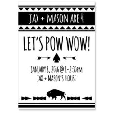 tribal party invitation