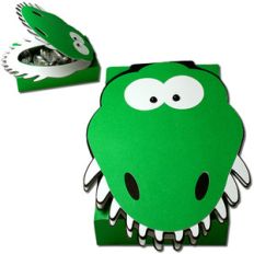 dinosaur open mouth treat box