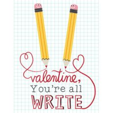 valentine pencils