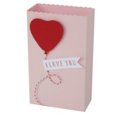 heart balloon bag