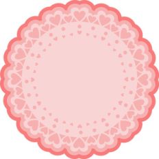 heart doily
