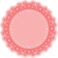 heart doily