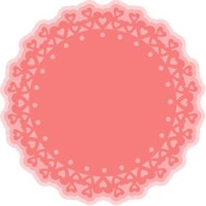 heart doily