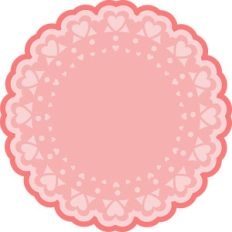 heart doily