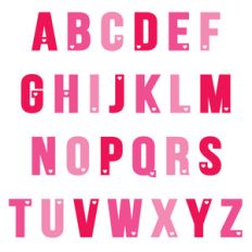 valentine alphabet