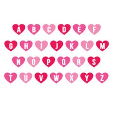heart alphabet