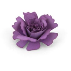 3d rolled flower