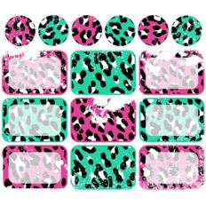 cheetah print stickers