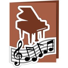 piano card