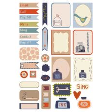 correspondence planner stickers