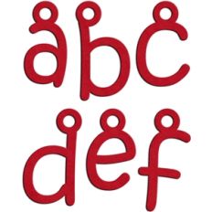 charms a - f (lowercase)