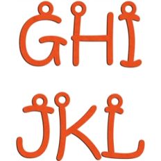 charms g - l (uppercase)