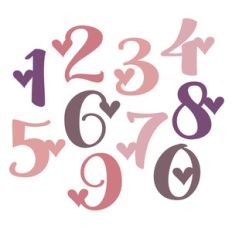valentine number set