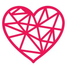geometric heart