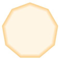 nested nonagon shapes