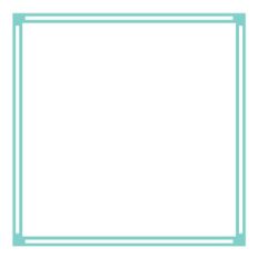 square deco frame