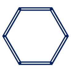 hexagon deco frame