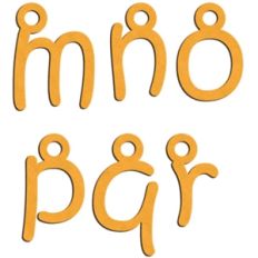 charms m - r (lowercase)