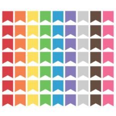 planner polka dotted flags