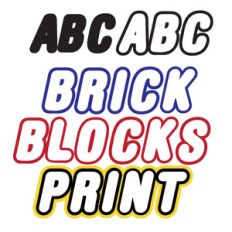 zp brick blocks print