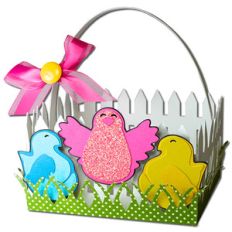 chick picket fence basket