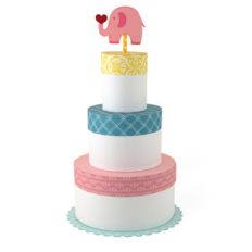 tiered cake baby elephant