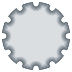 nested round cog circles