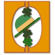 leprechaun hat twist card