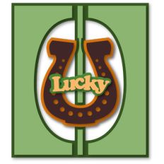 horseshoe lucky twist card
