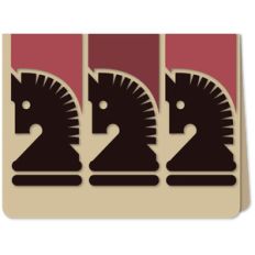 knight chess trio a6 card
