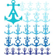 nautical font set