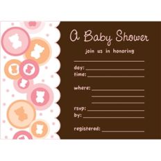 girl baby shower invite