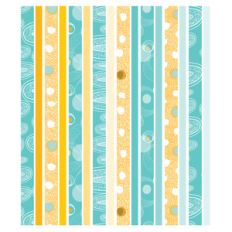 yellow and teal modern abstract washi planner stickers- eclp