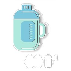 baby cup shape card