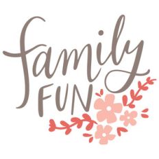family fun hand lettered