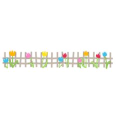 spring fence border