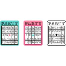 bingo card set - party
