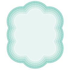stitched nested scallop shapes