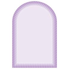 stitched nested arched rectangles