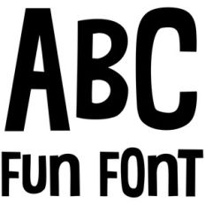 fun font
