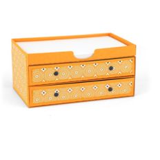 2 drawers 3x5 notepad holder
