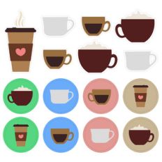 coffee date stickers