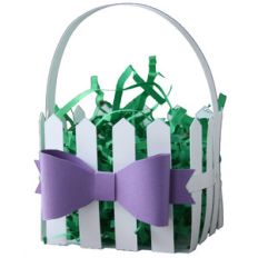 picket fence easter basket