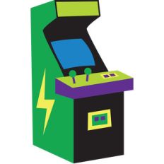 vintage arcade game